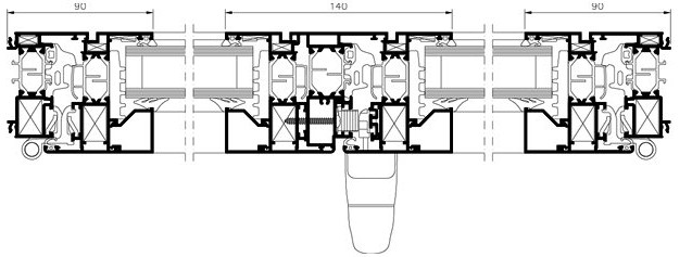 Sección Carpintería 65 mm